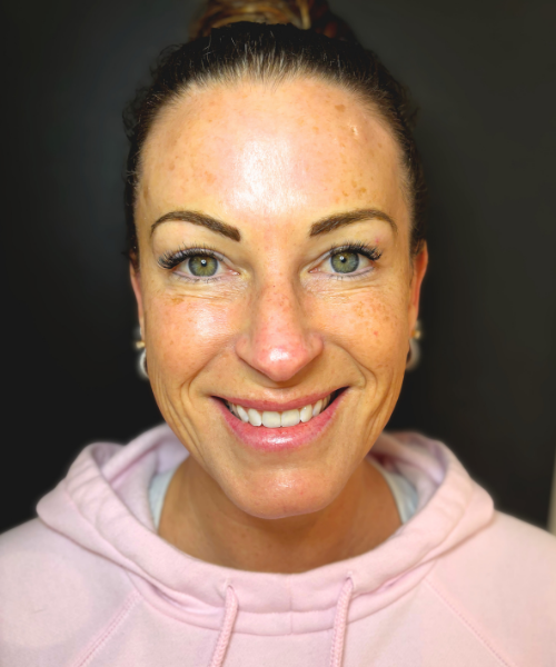 After Image: Before & After Full Face (Eyebrows, Eyeliner & Lip Color) with Eyelash Extensions - front